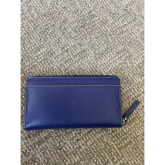 Kate Spade Wellesley Neda Wallet- Emperor Blue 8x4 - Picture 2 of 5